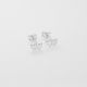Aretes Doble De Corazón Diamantados