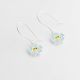 Aretes De Flor Con Carita Feliz de Niña Esmaltados