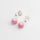 Aretes De Corazón de Niña Esmaltados