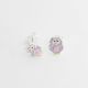 Aretes De Búho de Niña Esmaltados