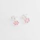 Aretes De Flor de Niña Esmaltados