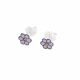 Aretes De Flor de Niña Esmaltados