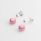 Aretes De Flor de Niña Esmaltados
