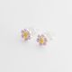 Aretes De Flor de Niña Esmaltados