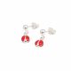 Aretes De Flor de Niña Esmaltados