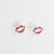 Aretes De Labios de Niña Esmaltados