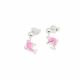 Aretes De Delfín de Niña Esmaltados