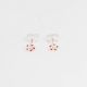 Aretes De Flor de Niña Esmaltados