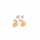 Aretes De Estrellas de Niña Esmaltados