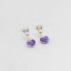 Aretes De Corazón de Niña Esmaltados