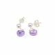 Aretes De Corazón de Niña Esmaltados