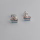 ARETES CAKE C CONPERLA DE NIÑA ESMALTADOS
