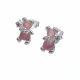 Aretes De Osito con Perlas