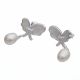 Aretes Mariposa con Perlas