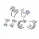 Aretes Set Diseños Variados con Perlas