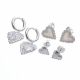 Aretes Set Diseños Variados con Perlas