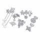 Aretes Set Diseños Variados con Perlas