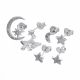 Aretes Set Diseños Variados con Perlas