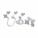 Aretes Set Diseños Variados con Perlas