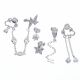 Aretes Set Diseños Variados con Perlas