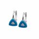 Aretes Con Cierre Frances Esmaltados