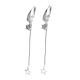 Aretes Largos Con Cierre Frances