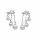 Aretes Largo con Perlas
