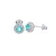 Aretes Topitos Con Piedras