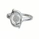 Anillo Con Diseño De Delfines Y Piedras