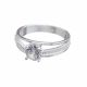 Anillo de Compromiso Con Piedras