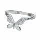Anillo Con Diseño De Mariposa