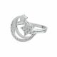 Anillo Con Diseño De Luna Con Estrellas