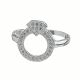 Anillo Con Diseño De Anillo Con Diamante