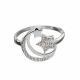 Anillo De Luna Con Estrella