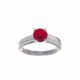 Anillo de Compromiso Con Piedras