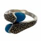 Anillo con Marquesitas Rodio