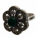 Anillo con Marquesitas Rodio