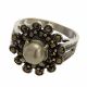 Anillo con Marquesitas  Rodio