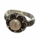 Anillo con Marquesitas Rodio