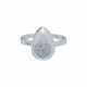 Anillo De Gotas Con Piedras