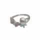 Anillo De Mariposa Con Perla