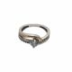 Anillo de Compromiso De Oro Plata