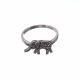 Anillo con Marquesitas Rodio
