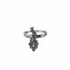 Anillo con Marquesitas Rodio