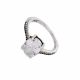 ANILLO BEADS BAÑO DE RODIO