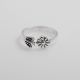 Anillo De Flor Y De Mariposa