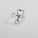 Anillo Con De Corazones