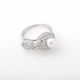 Anillo con Perlas Rodio