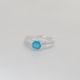 Anillo de Compromiso Piedra Azul