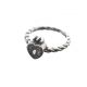Anillo De Corazon  Rodio